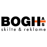 Bogh Skilte og reklame logo